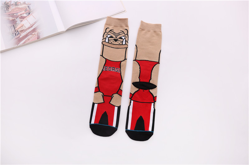 10 Pairs Cartoon Sports Socks Cute Non Slip Cotton Personality Stockings Bulk Wholesale